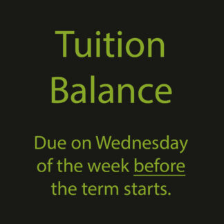 Tuition Balance